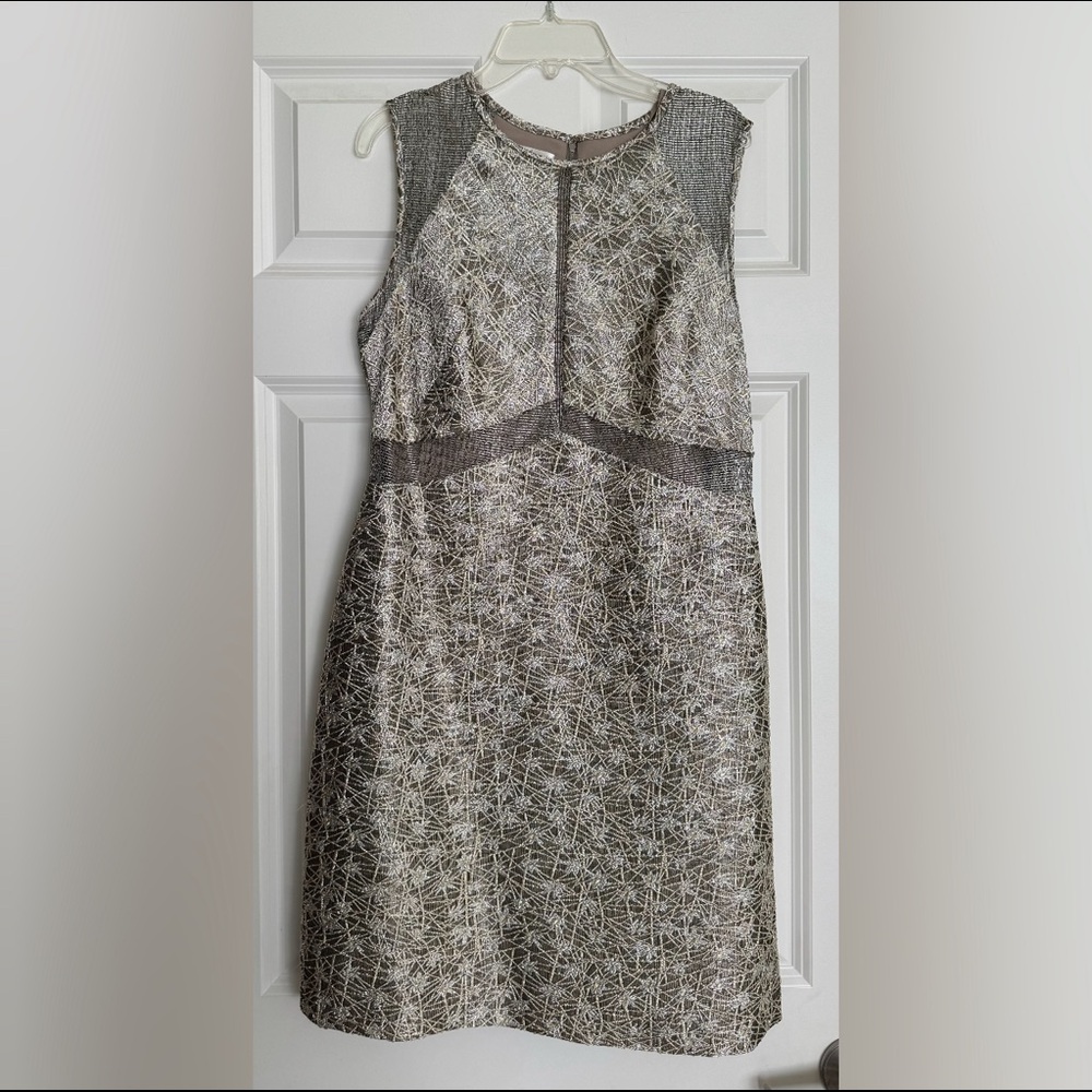 Metallic mini dress